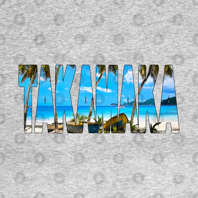 TAKAMAKA - Anse Takamaka Beach Seychelles by TouristMerch